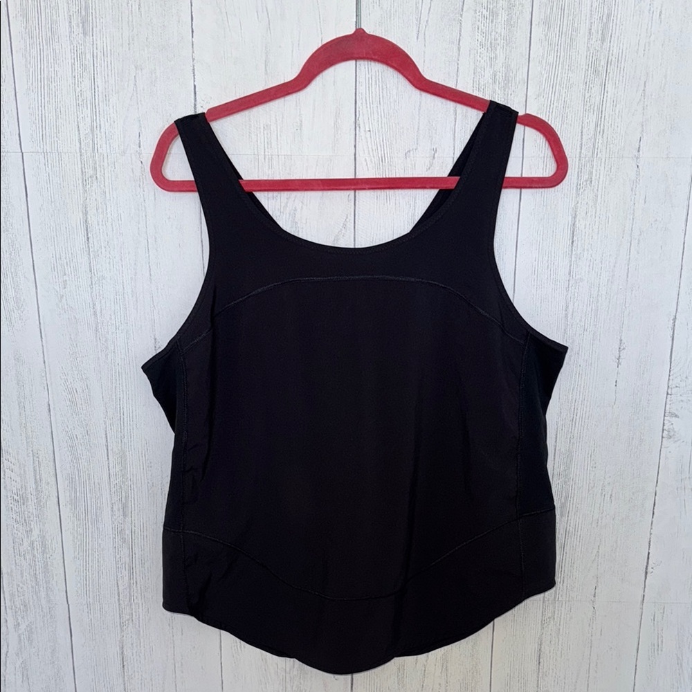 lululemon athletica thin Black Tank Top - large